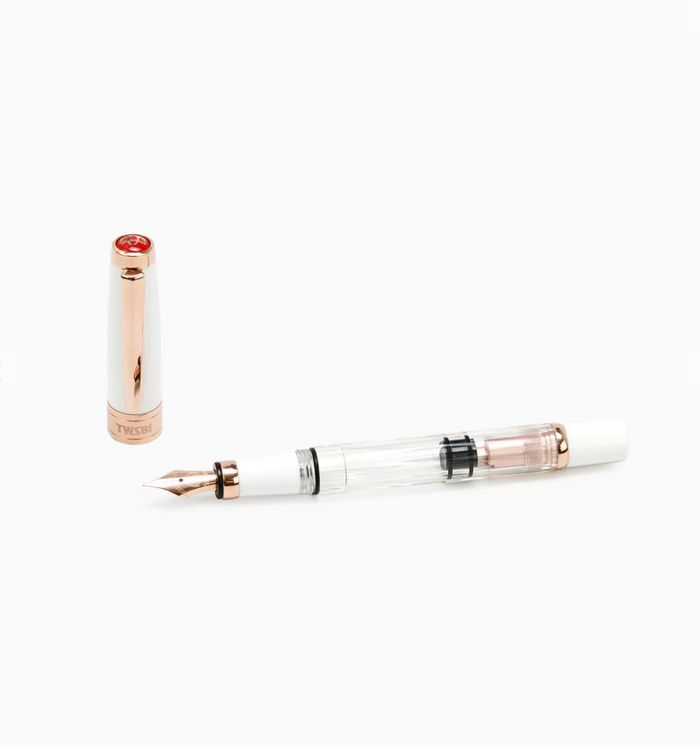 TWSBI Diamond 580 White Rose Gold II Pluma Fuente