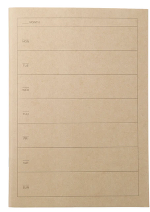 Muji Weekly Planner