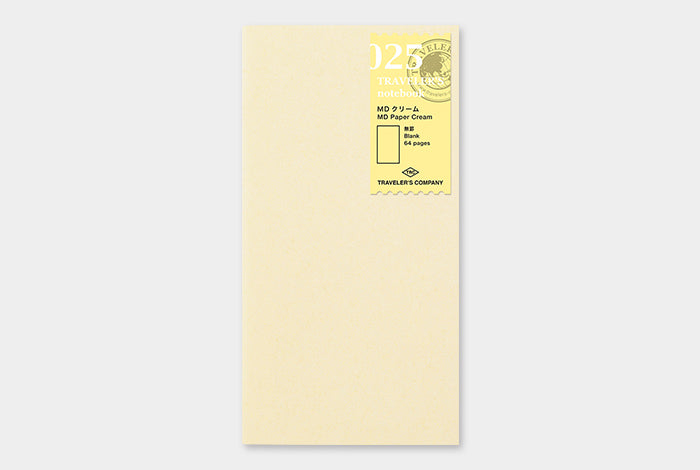 Traveler's Company Refill 025 MD Papel Crema Regular