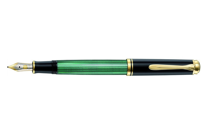 Pelikan Pluma Fuente Souveran M400 Black & Green