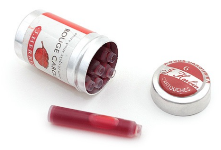 J. Herbin Rouge Caroubier - Cartuchos