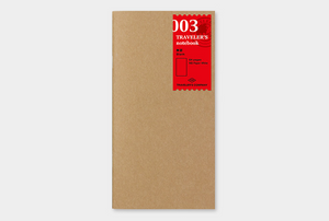 Traveler's Company Refill 003 Liso Regular