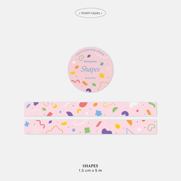 Bloom Washi Tape Shapes