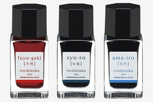 Pilot Iroshizuku Set de 3 tintas AI/FG/SR