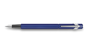 Caran d'Ache 849 Metal Blue Pluma Fuente