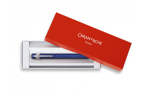 Caran d'Ache 849 Metal Blue Pluma Fuente