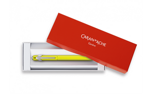 Caran d'Ache 849 Metal Yellow Fluo Pluma Fuente