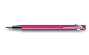 Caran d'Ache 849 Metal Rosa Fluo Pluma Fuente