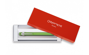 Caran d'Ache 849 Metal Green Fluo Pluma Fuente