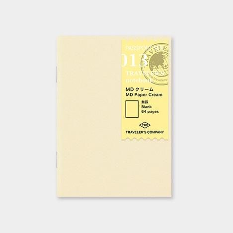 Traveler's Company Refill 013 MD Paper Cream Pasaporte