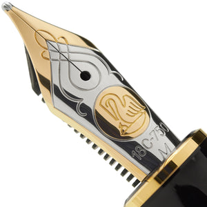 Pelikan Pluma Fuente Souveran M800 Black & Green