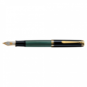 Pelikan Pluma Fuente Souveran M800 Black & Green