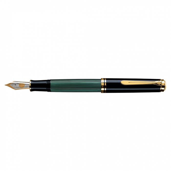 Pelikan Pluma Fuente Souveran M800 Black & Green